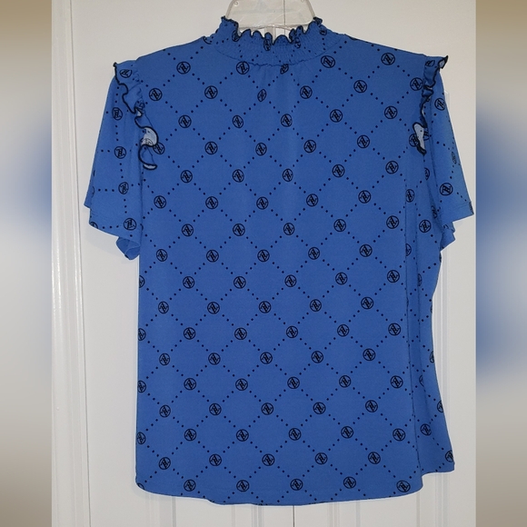 Adrienne Vittadini | Womens ruffled top - Picture 3 of 3